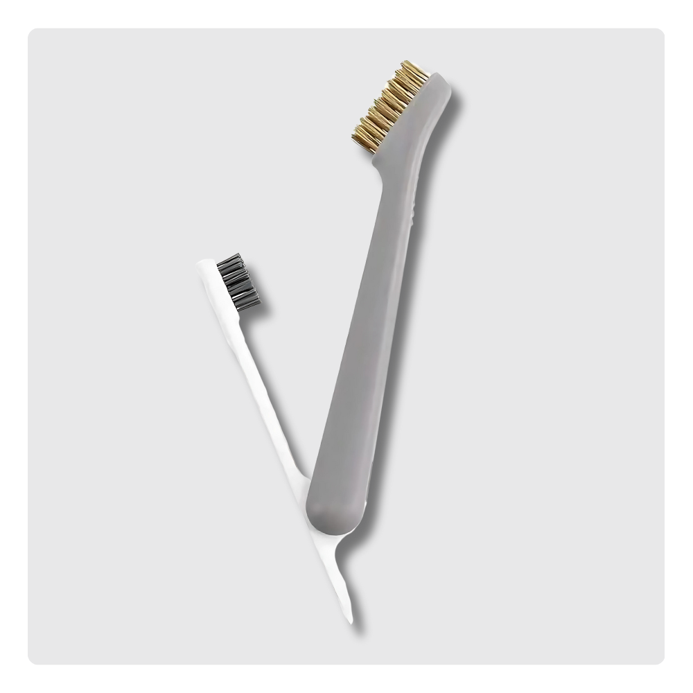 2 in 1 Mini Wire Brush Set (Multicolor)
