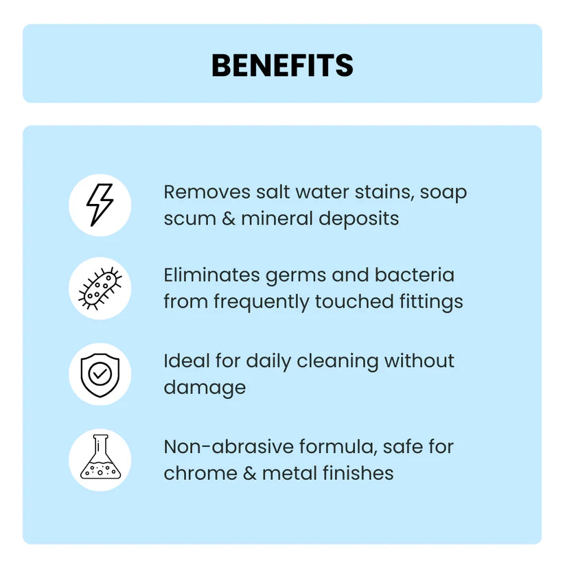 Fressho Tap & Shower Cleaner - 5 Litre | Limescale & Stain Remover