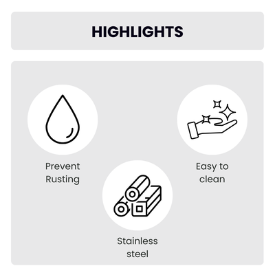 Stainless Steel Chopping Board for Kitchen