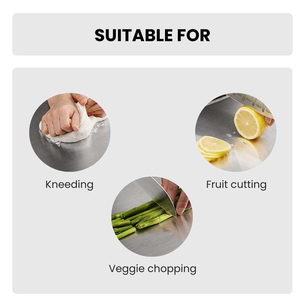 Stainless Steel Chopping Board for Kitchen
