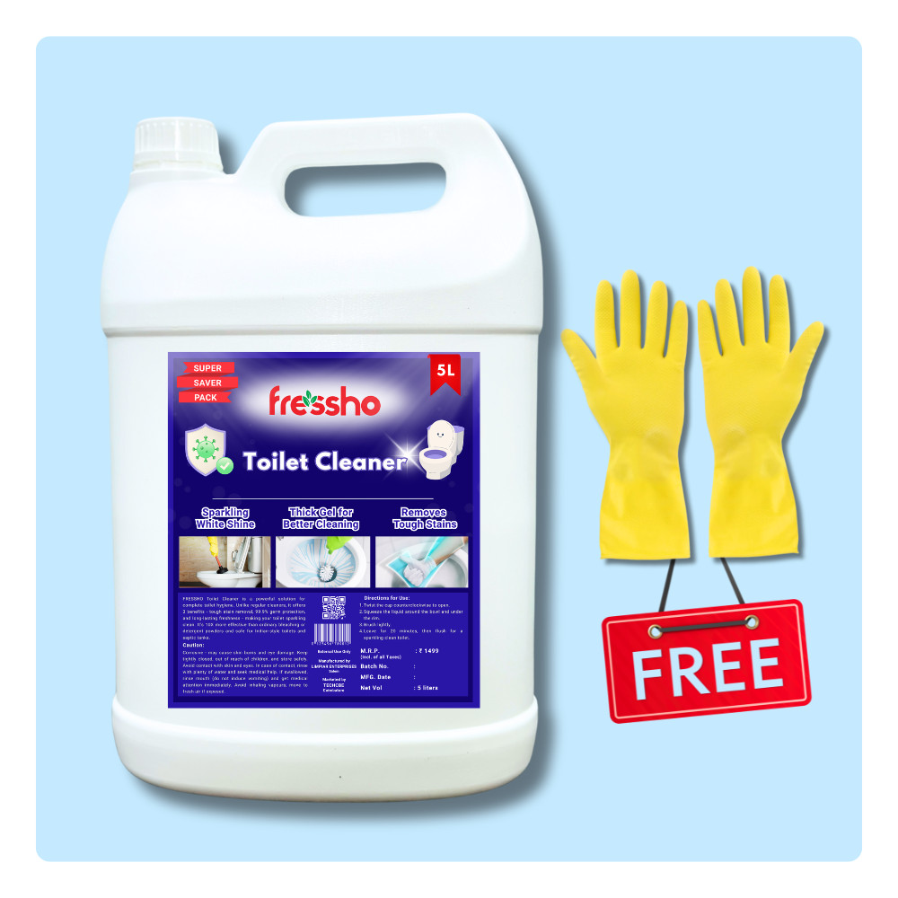 Toilet Cleaner - Removes Tough Stains and Odour - 1 Litre
