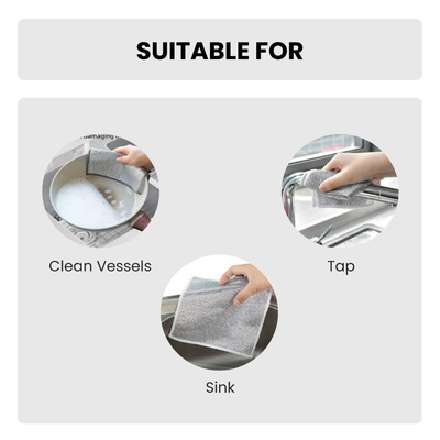 Stainless Steel Scrubber Cloth