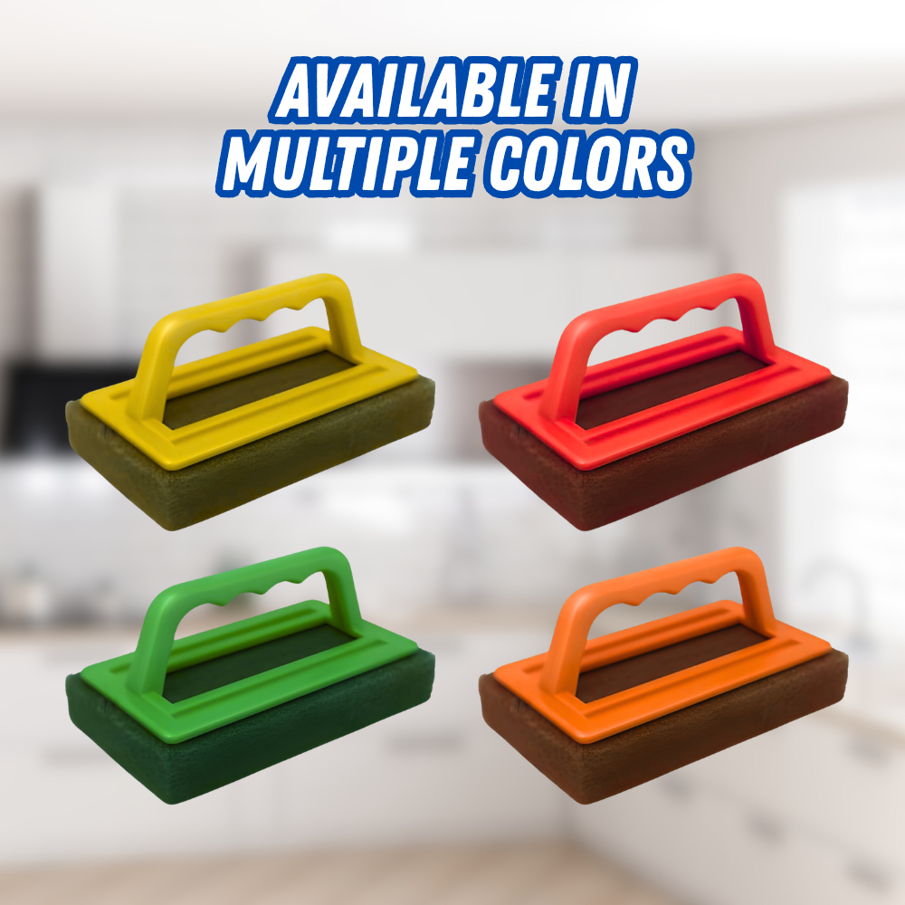 Bathroom Tiles Cleaner with Heavy-Duty Scrub Brush