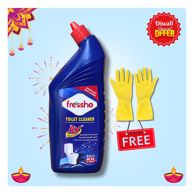 Toilet Cleaner - Removes Tough Stains and Odour - 1 Litre