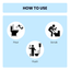 Toilet Cleaner (1L) with Protective Rubber Gloves - Removes Tough Stains and Odour