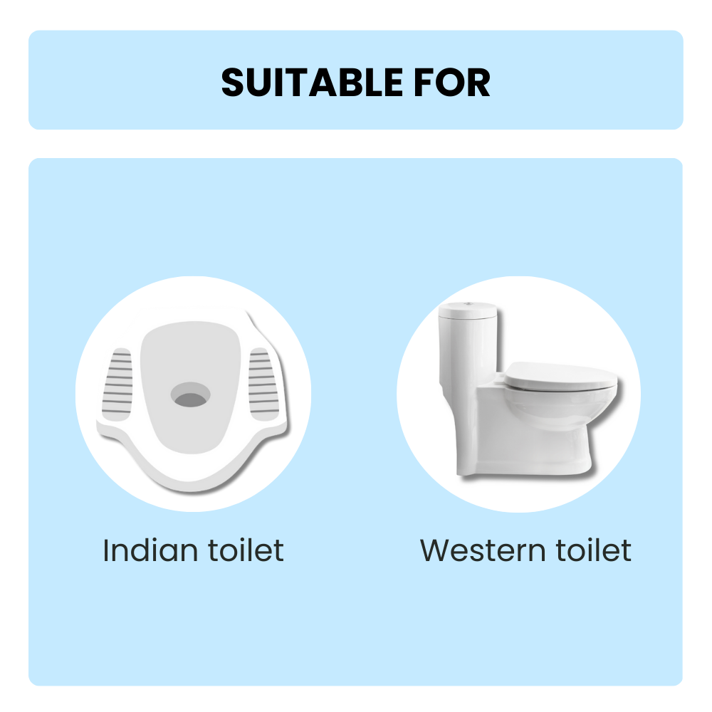 Toilet Cleaner (1L) with Protective Rubber Gloves - Removes Tough Stains and Odour