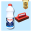 Bathroom Tiles Cleaner with Heavy-Duty Scrub Brush