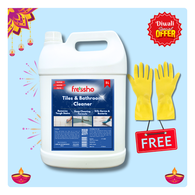 Tiles & Bathroom Cleaner (5 Litre) | Removes Soap Scum & Limescale