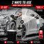 Fressho Car Wash Kit -  Snow Foam Car Shampoo (500 ML), Foam Sprayer, Double Side Duster Gloves, Microfiber Cloth | Complete Interior & Exterior Car Cleaning Accessories