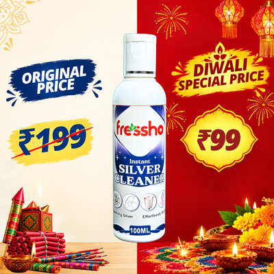 Silver Cleaner - Instant Silver Polish & Shine Restorer - No Silver Loss