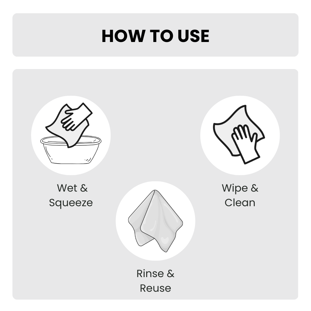 Kitchen Sponge Wipes – Ultra Soft, Reusable & Scratch-Free Cleaning