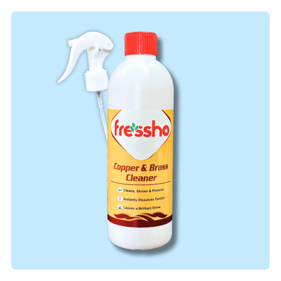 Pooja Items Cleaner – Copper & Brass Polish - No Metal Loss - 500 ML