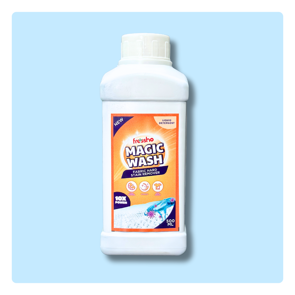 Magic Wash – Tough Stain Remover for Everyday Fabrics - 500 ML