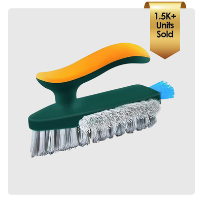 4-in-1 Multi-Functional Tile and Grout Cleaning Brush | Bathroom & Kitchen Cleaning Brush