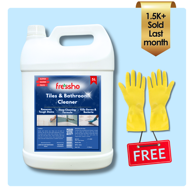 Tiles & Bathroom Cleaner (5 Litre) | Removes Soap Scum & Limescale