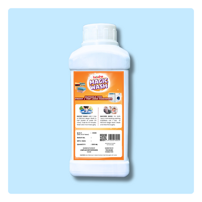 Magic Wash – Tough Stain Remover for Everyday Fabrics - 500 ML