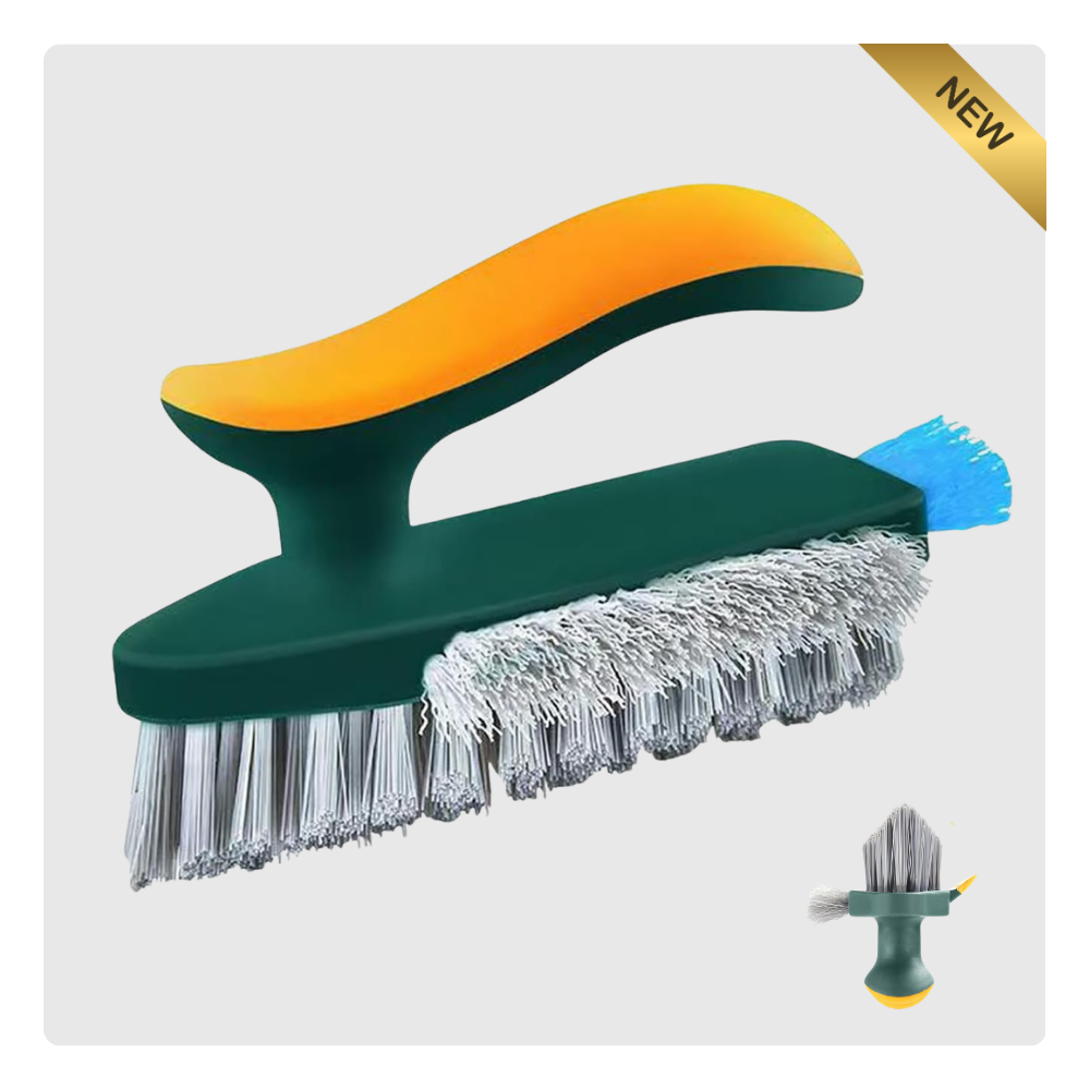 4-in-1 Multi-Functional Tile and Grout Cleaning Brush | Bathroom & Kitchen Cleaning Brush