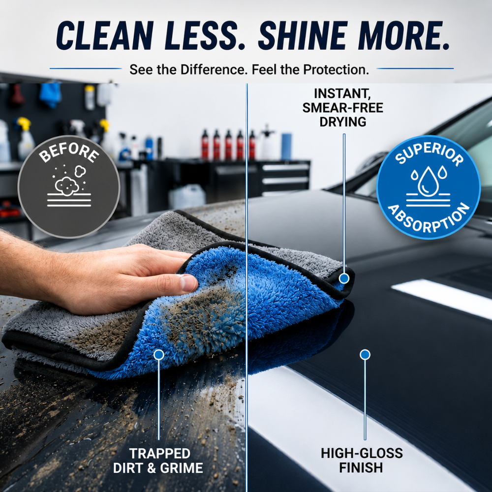 Premium Microfiber Cleaning Cloth (Pack of 1)