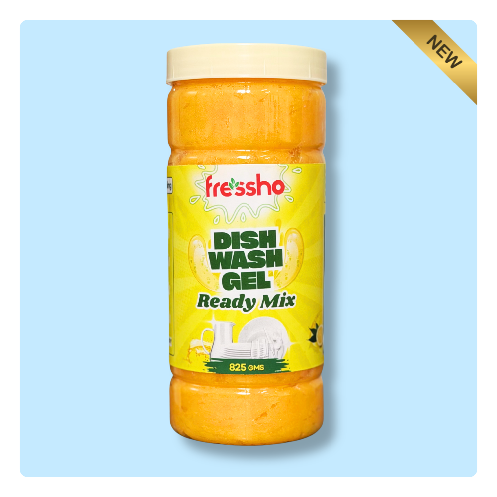 Fressho Dishwash Gel + Detergent Liquid Ready Mix Combo