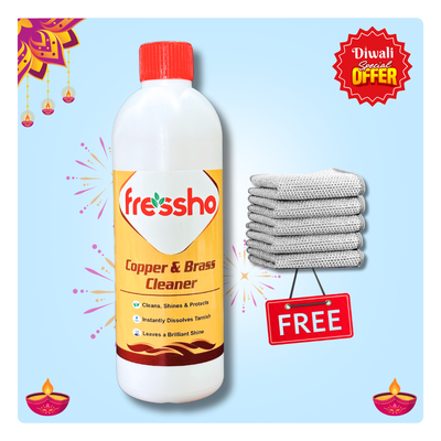 Pooja Items Cleaner – Copper & Brass Polish - No Metal Loss - 500 ML