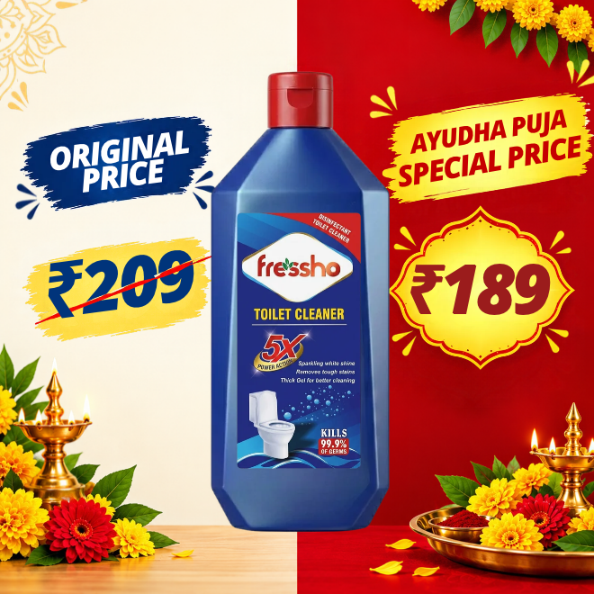 Toilet Cleaner - Removes Tough Stains and Odour - 1 Litre