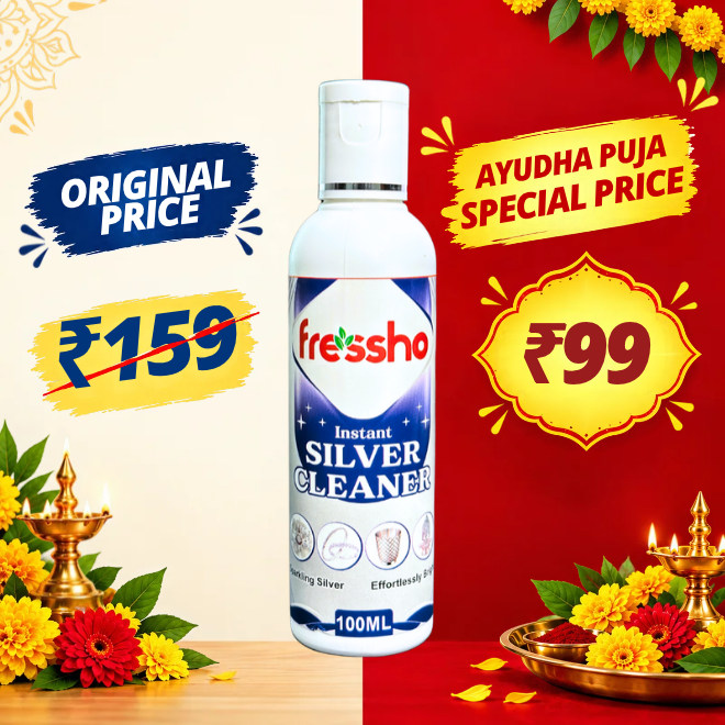 Silver Cleaner - Instant Silver Polish & Shine Restorer - No Silver Loss