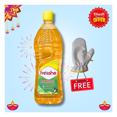 Dishwash Gel - Grease Removal With No Residue - 1 Litre