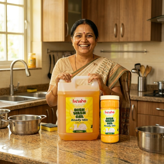 Fressho Dishwash Gel Ready Mix Concentrate