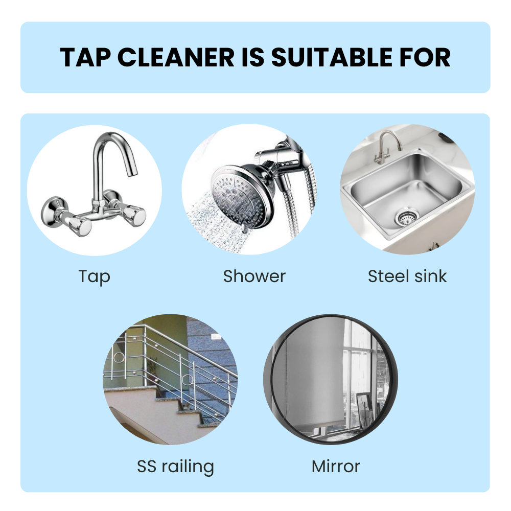 Tiles & Bathroom Cleaner (750 ml) + Tap & Shower Cleaner (500 ml) Pack for just ₹449 - Double Clean. Double Shine