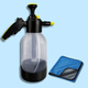 Premium Microfiber Cleaning Cloth & Foam Sprayer Combo Pack