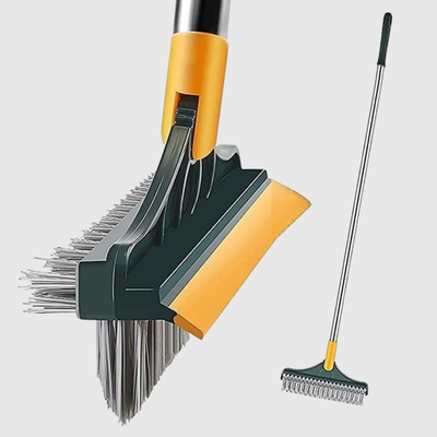 3-in-1 Tiles Cleaning Brush with Long Handle