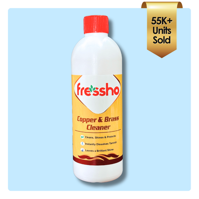 Pooja Items Cleaner – Copper & Brass Polish - No Metal Loss - 500 ML