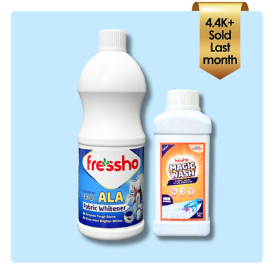 Ala Fabric Whitener & Magic Wash Combo - Complete Fabric Care