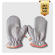 2-Piece Wire Dishwashing Gloves for Kitchen Cleaning – Non-Scratch, Waterproof & Machine Washable