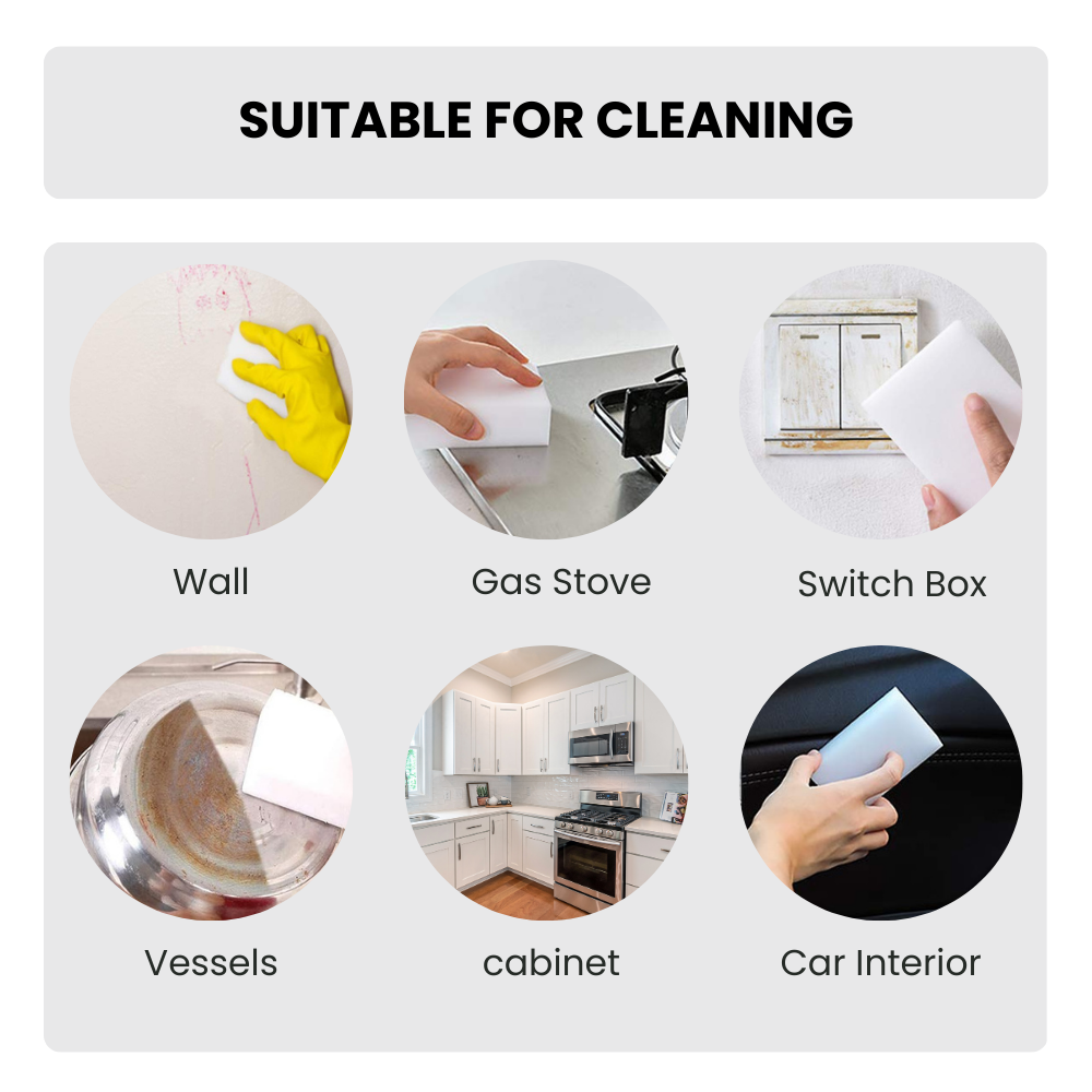 Magic Eraser - Multipurpose Cleaning Sponge for Tough Stains & Marks