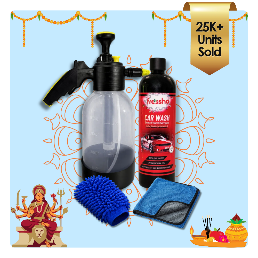Car Wash Kit | Complete Interior & Exterior Car Cleaning Accessories