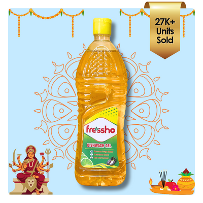 Dishwash Gel - Grease Removal With No Residue - 1 Litre