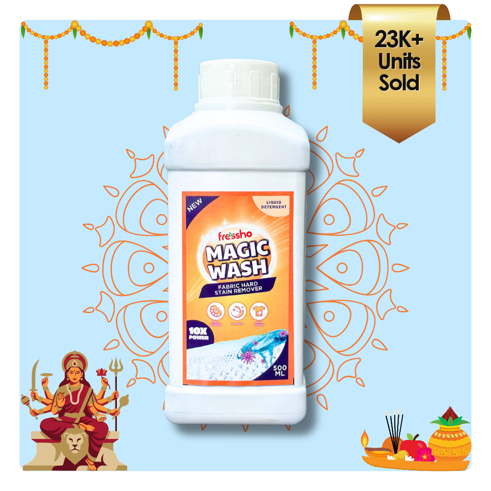 Magic Wash – Tough Stain Remover for Everyday Fabrics - 500 ML
