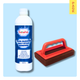 Bathroom Tiles Cleaner with Heavy-Duty Scrub Brush