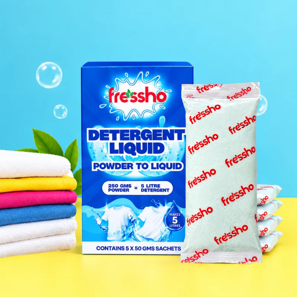 Detergent Powder to Liquid (250 Grams) - Make 5 Litres of Detergent Liquid at Home