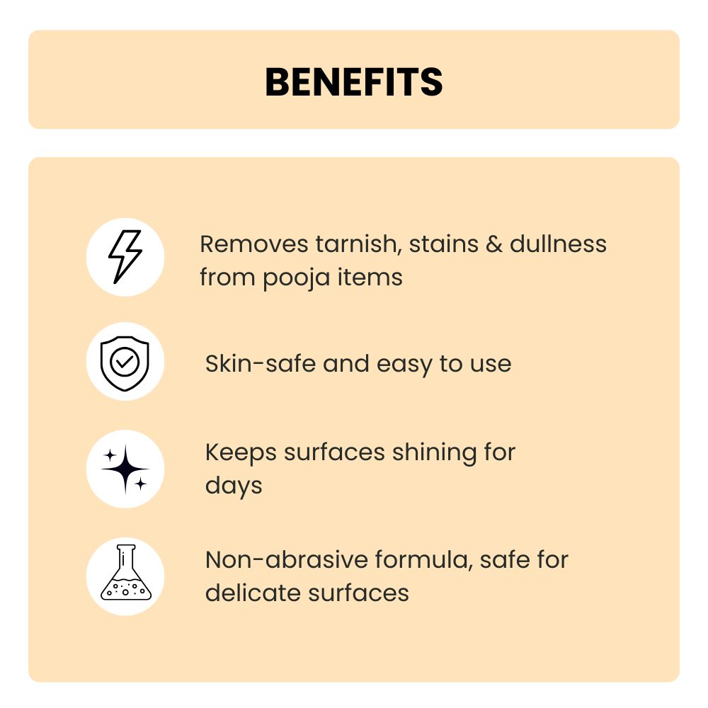 Copper & Brass Cleaner (500 ML) + Silver Cleaner (100 ML) - Complete Metal Care