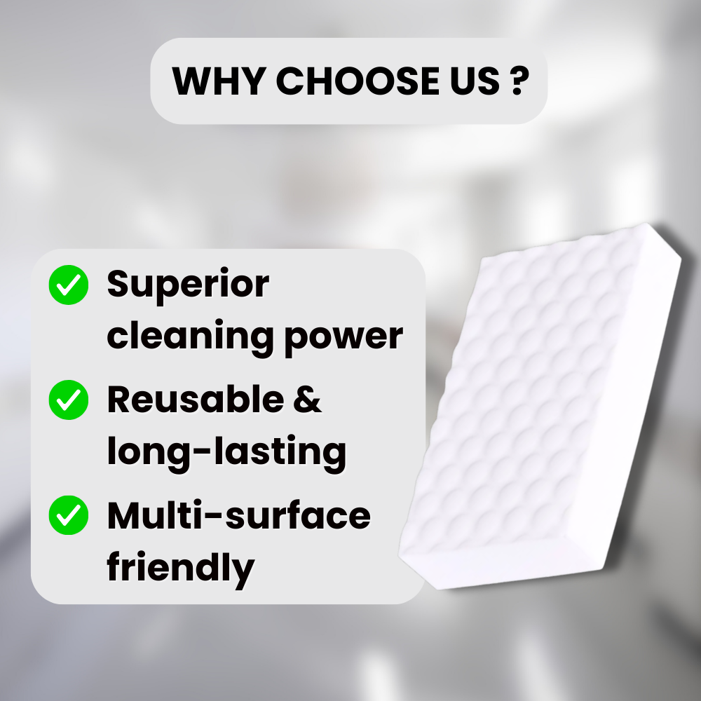 Magic Eraser - Multipurpose Cleaning Sponge for Tough Stains & Marks