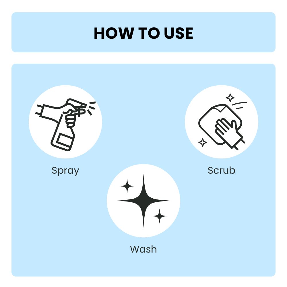 Tap and Shower Cleaner with Protective Rubber Gloves