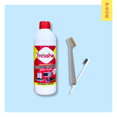 Kitchen Cleaner Plus and 2 in 1 Mini Wire Brush Set Combo